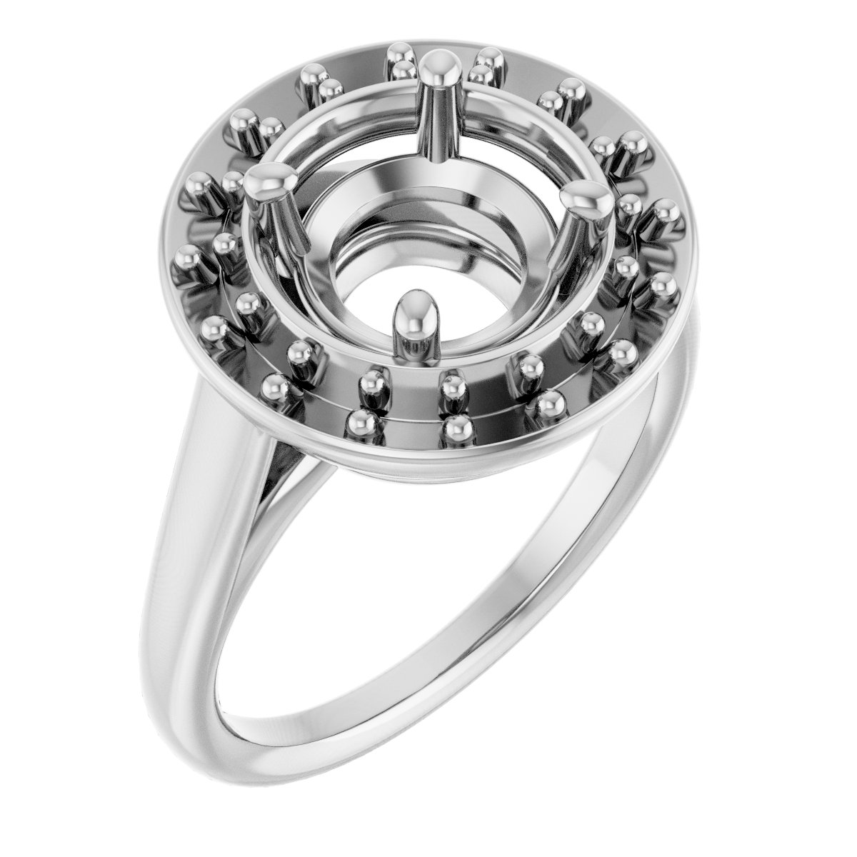Halo-Style Engagement Ring