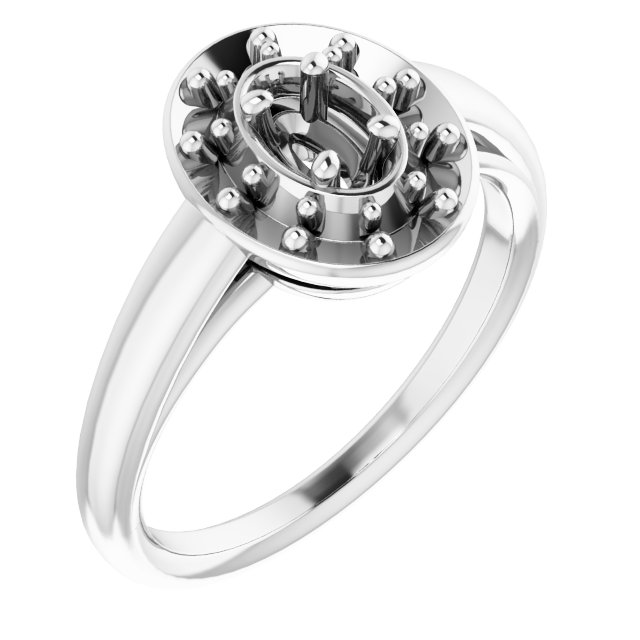Halo-Style Engagement Ring
