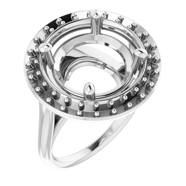 Halo-Style Engagement Ring