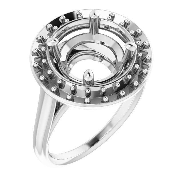 Halo-Style Engagement Ring