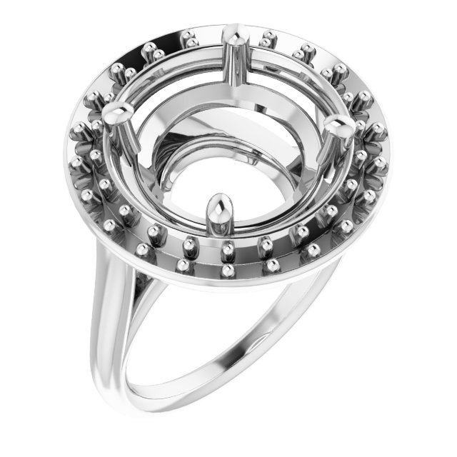 Halo-Style Engagement Ring