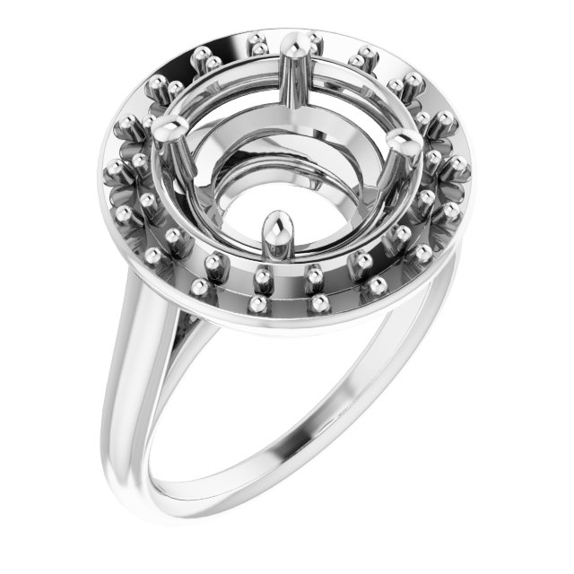 Halo-Style Engagement Ring