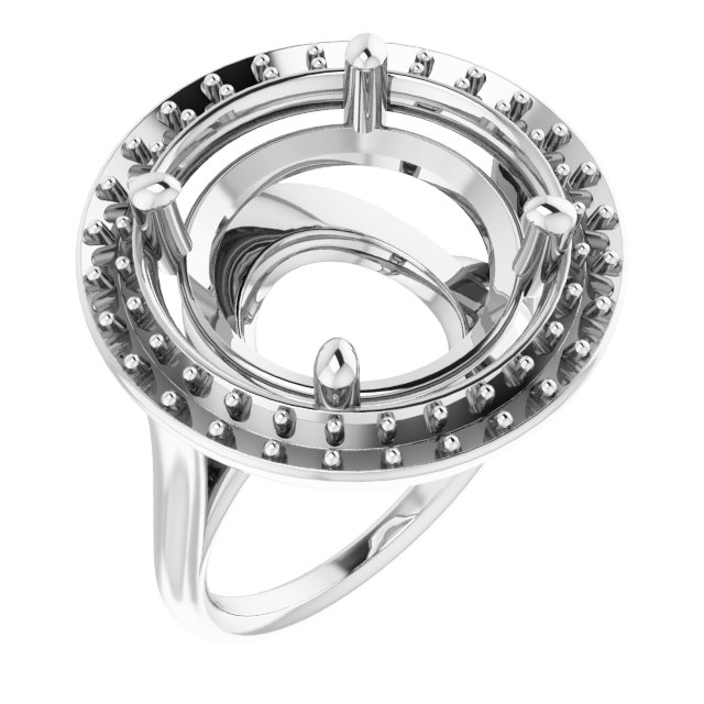 Halo-Style Engagement Ring