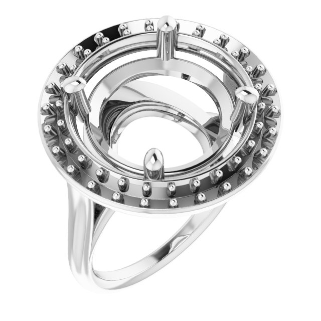 Halo-Style Engagement Ring
