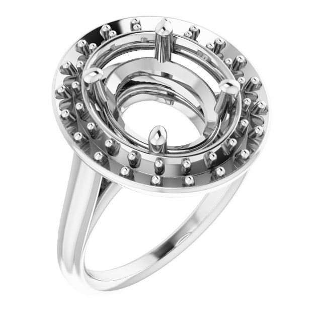 Halo-Style Engagement Ring