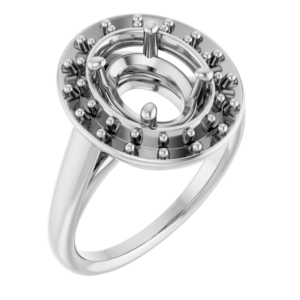 Halo-Style Engagement Ring