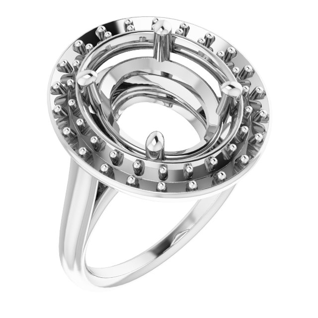 Halo-Style Engagement Ring