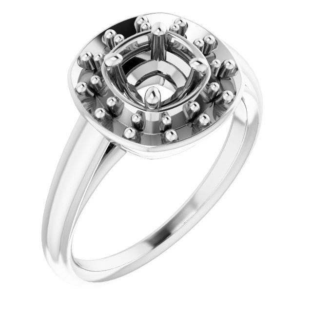 Halo-Style Engagement Ring