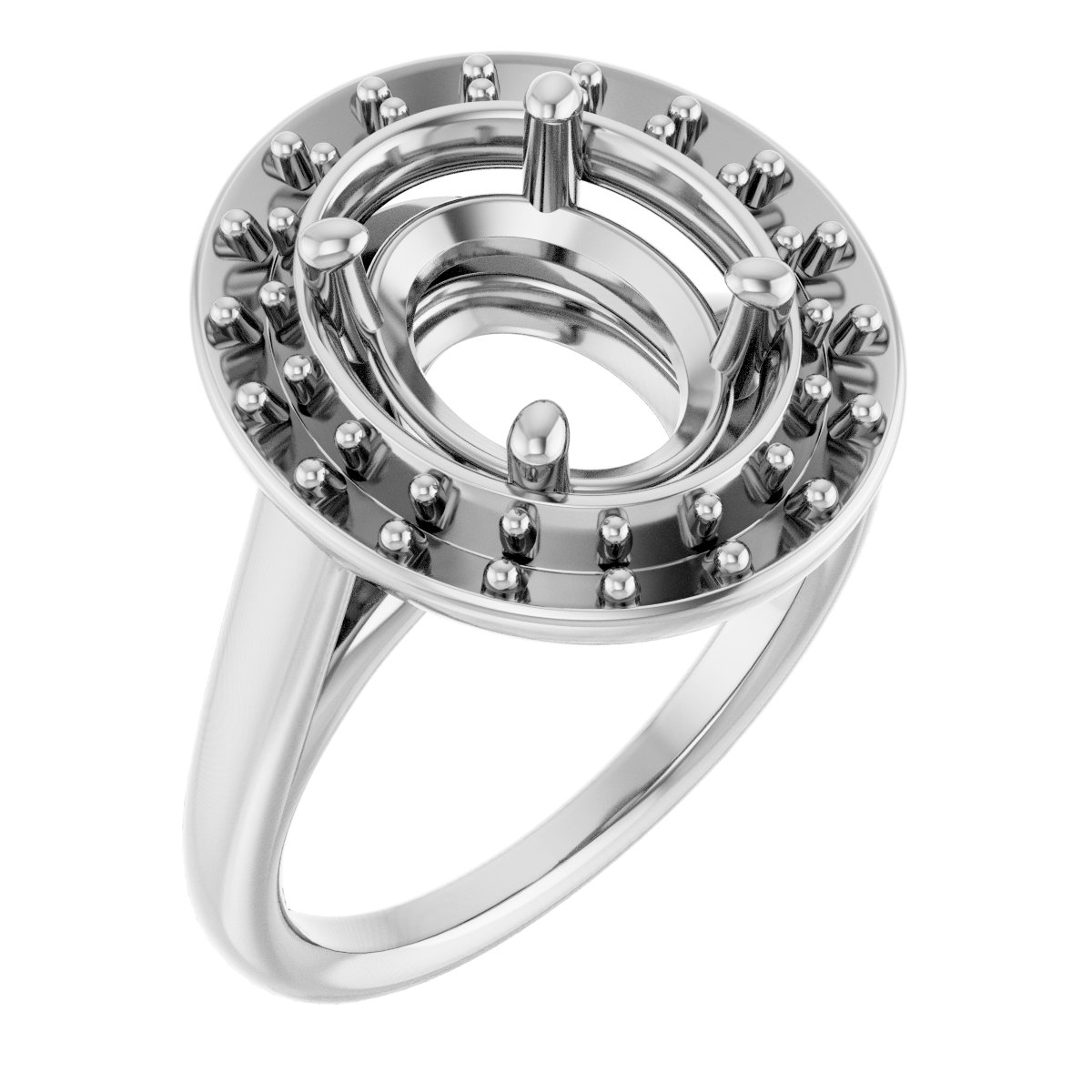 Halo-Style Engagement Ring