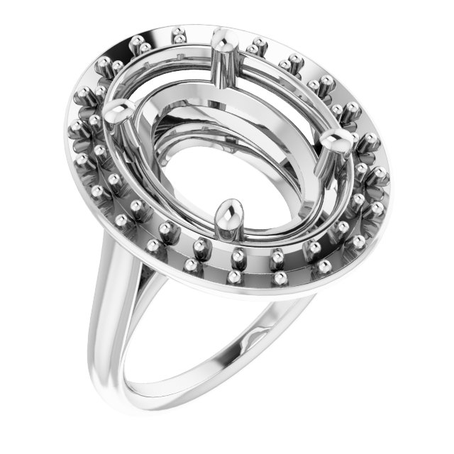 Halo-Style Engagement Ring