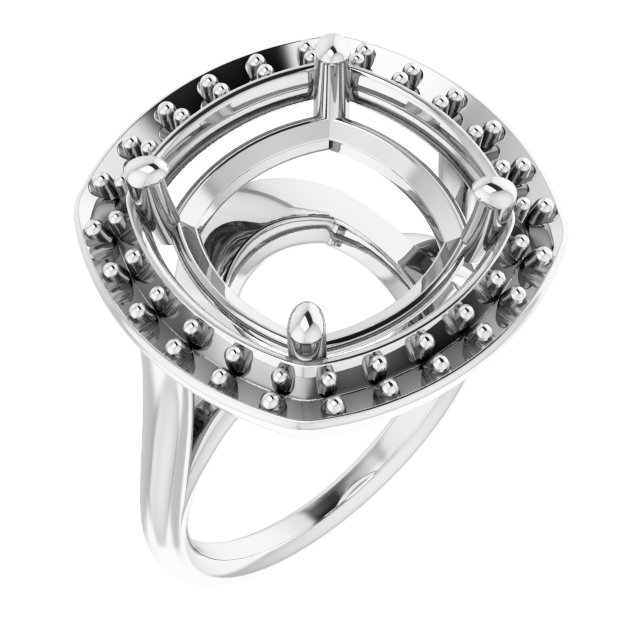 Halo-Style Engagement Ring