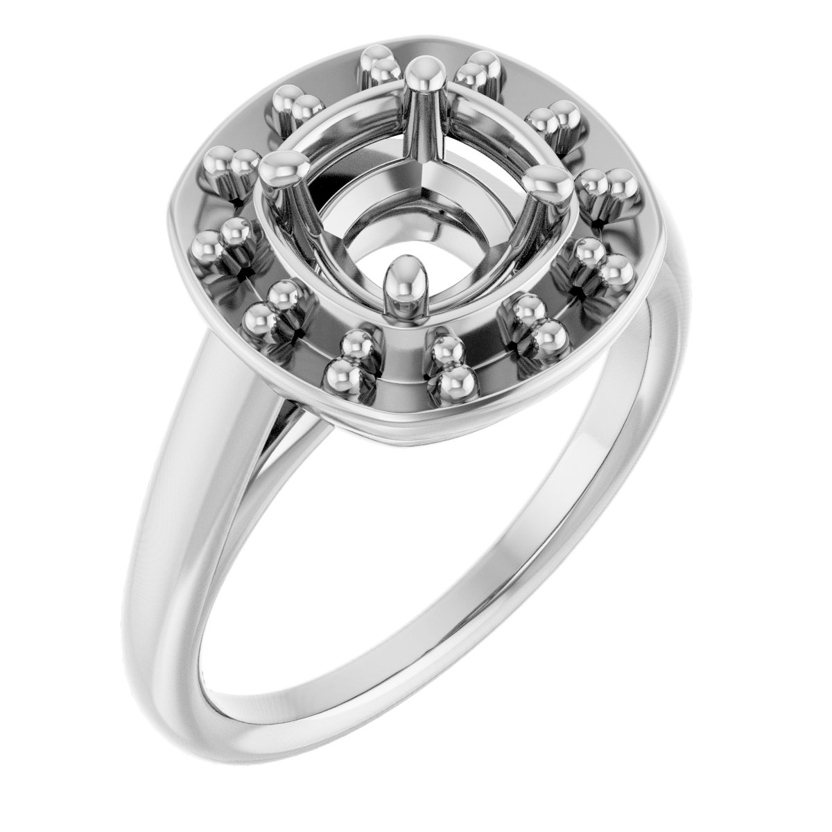 Halo-Style Engagement Ring