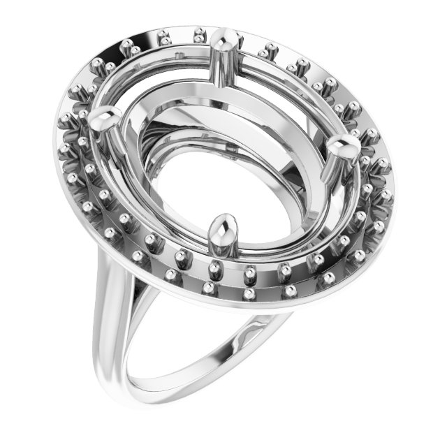 Halo-Style Engagement Ring