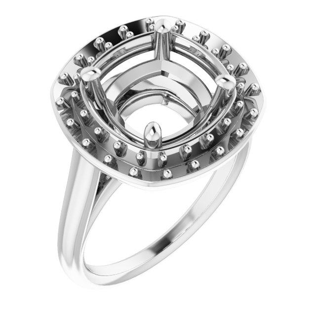 Halo-Style Engagement Ring