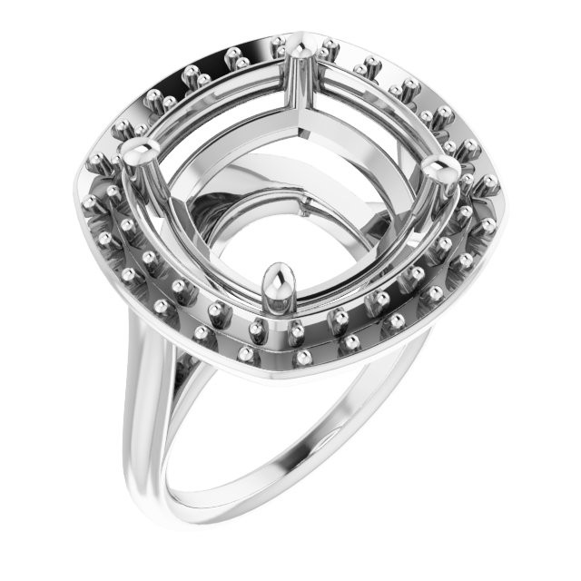 Halo-Style Engagement Ring