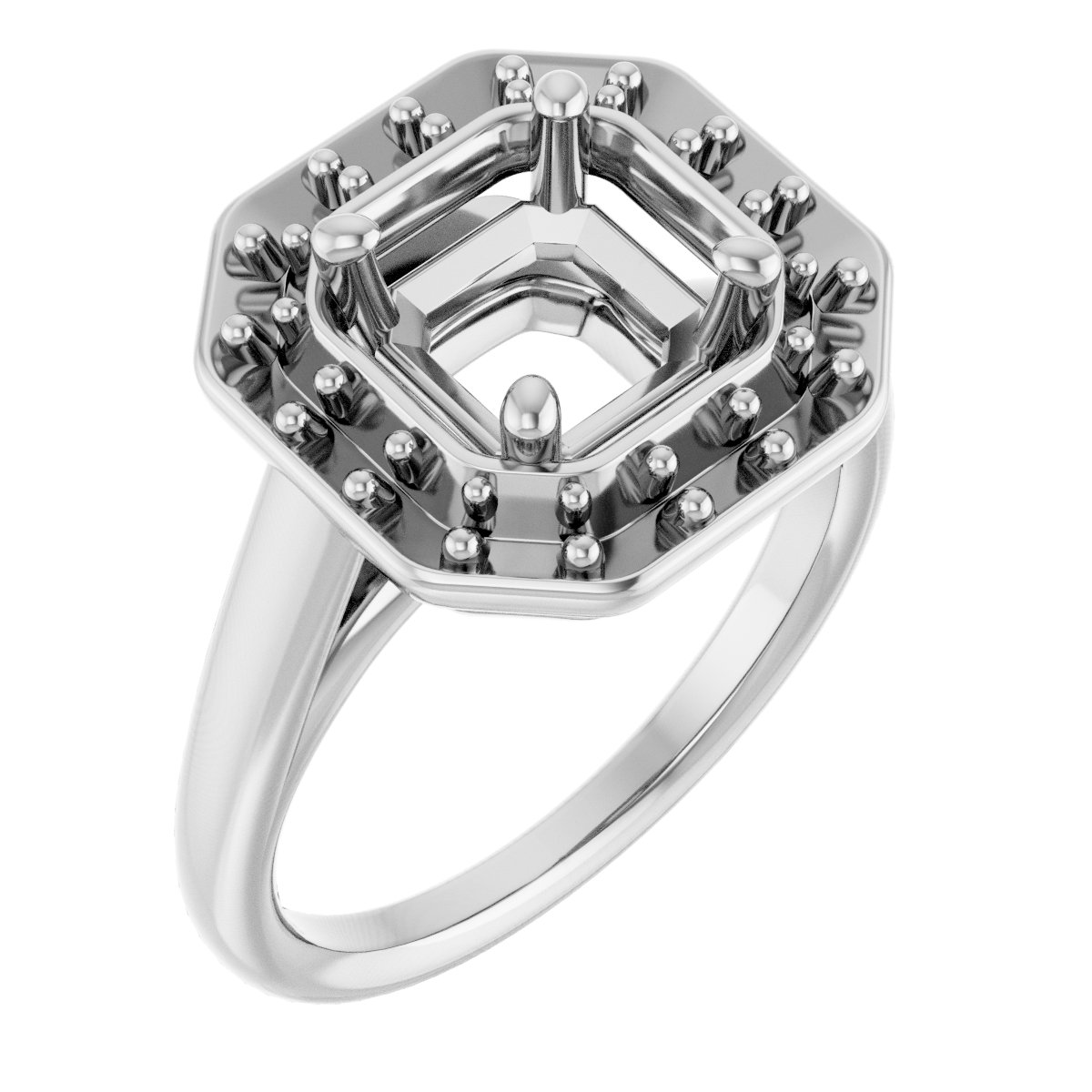Halo-Style Engagement Ring