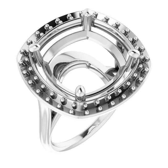 Halo-Style Engagement Ring