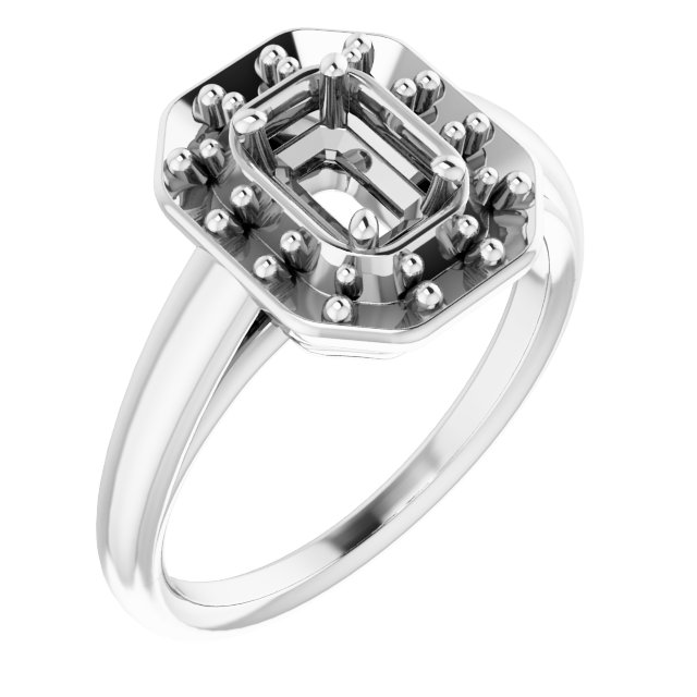 Halo-Style Engagement Ring