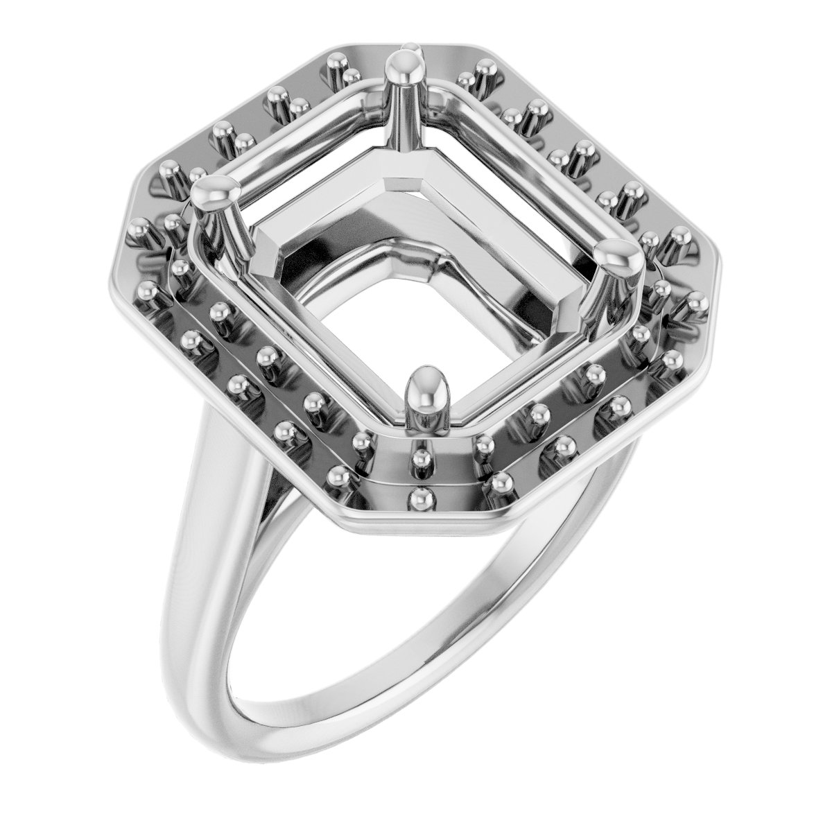 Halo-Style Engagement Ring