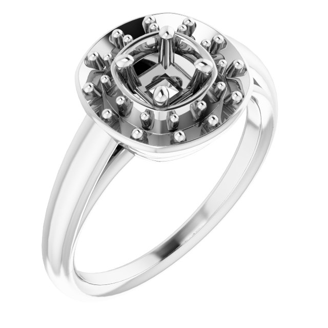 Halo-Style Engagement Ring