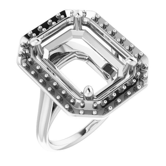 Halo-Style Engagement Ring