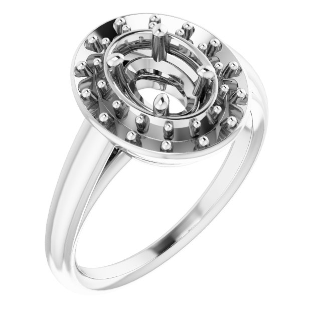 Halo-Style Engagement Ring