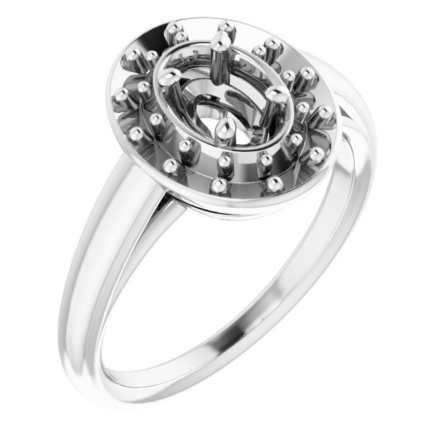 Halo-Style Engagement Ring