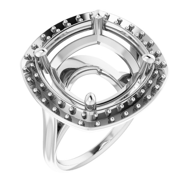 Halo-Style Engagement Ring