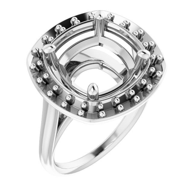 Halo-Style Engagement Ring