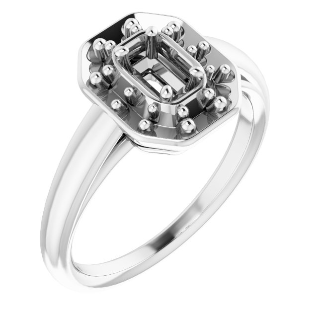 Halo-Style Engagement Ring