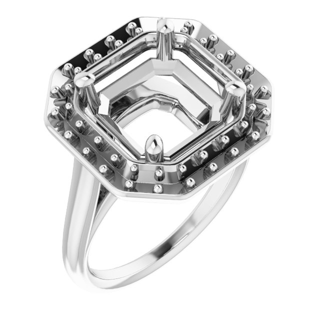 Halo-Style Engagement Ring