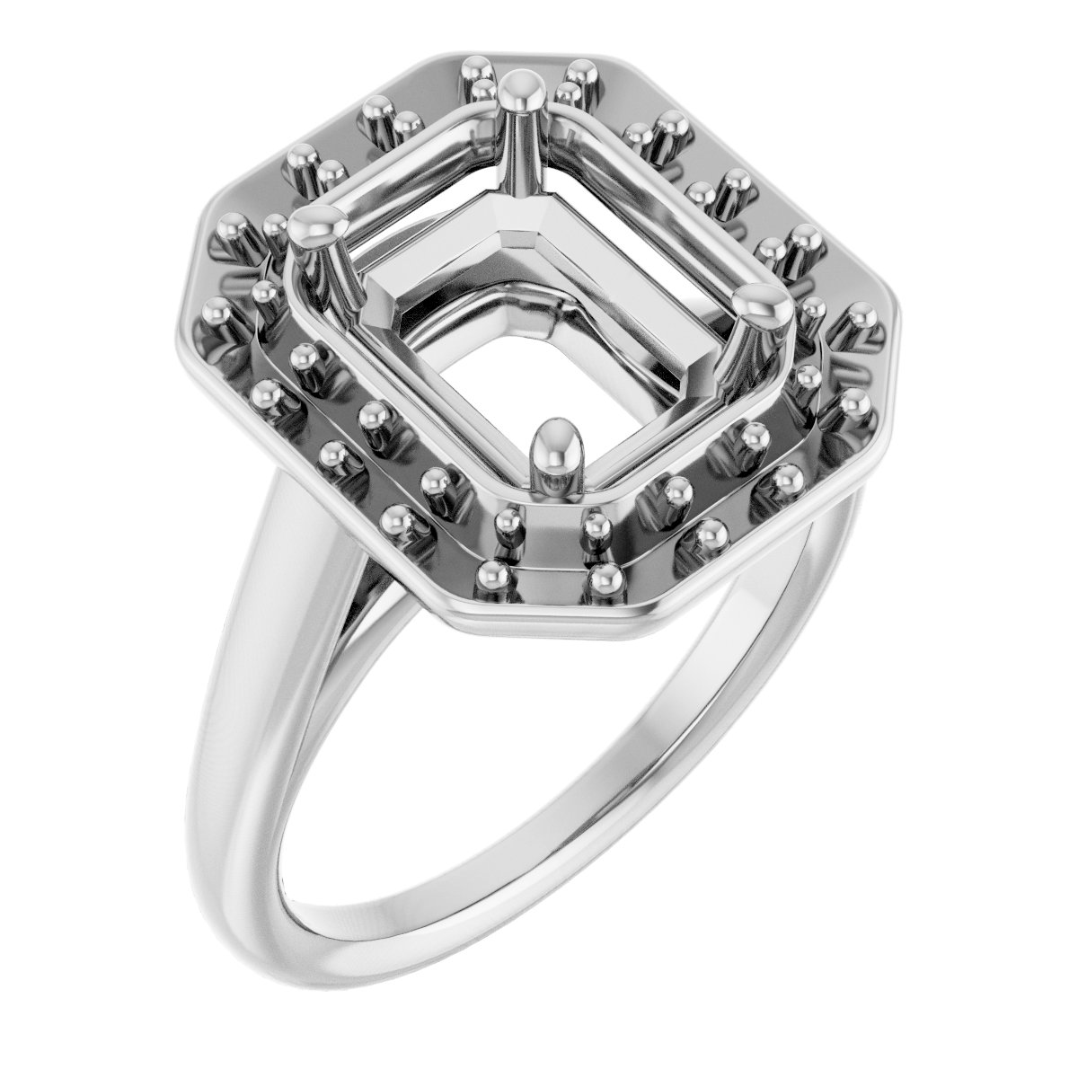 Halo-Style Engagement Ring