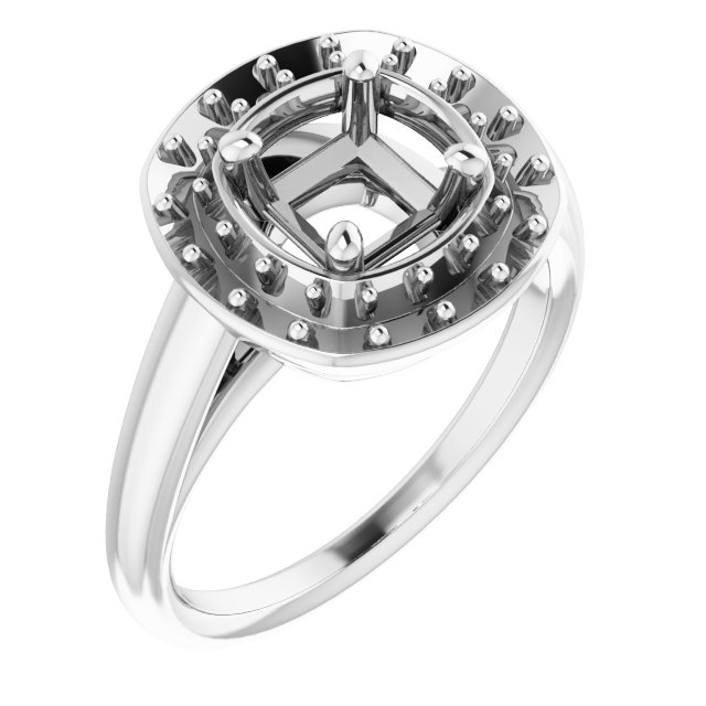 Halo-Style Engagement Ring