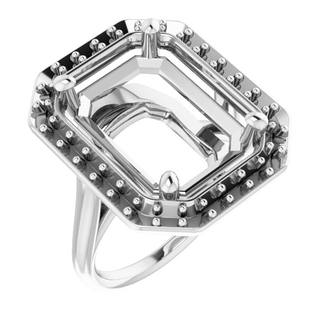 Halo-Style Engagement Ring