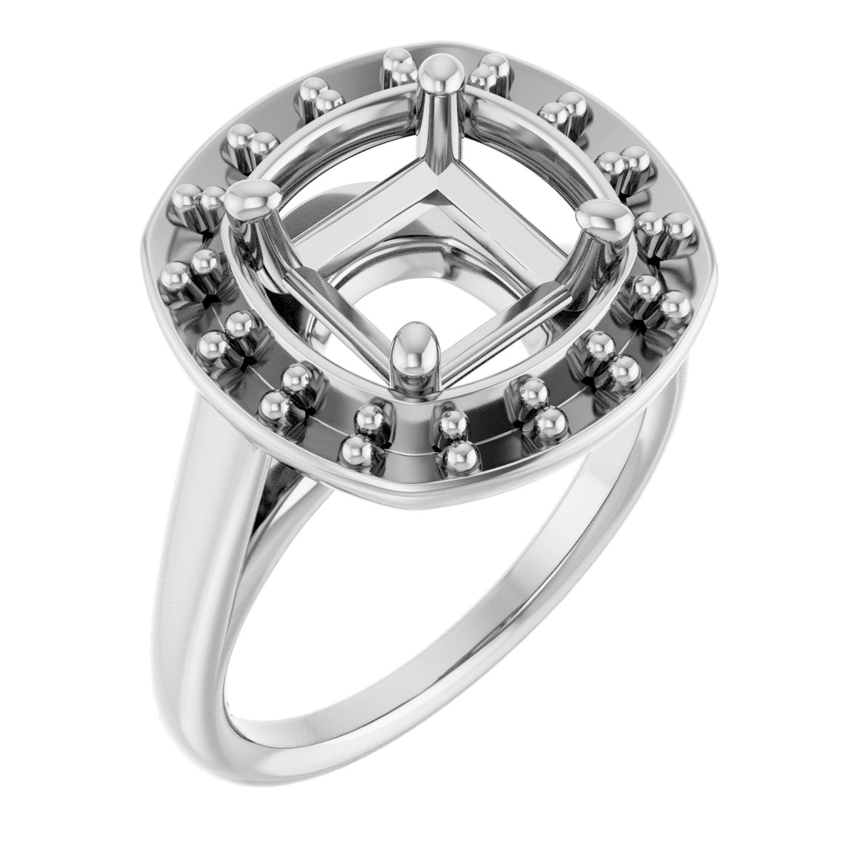 Halo-Style Engagement Ring