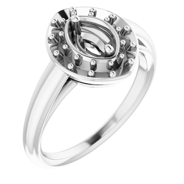 Halo-Style Engagement Ring
