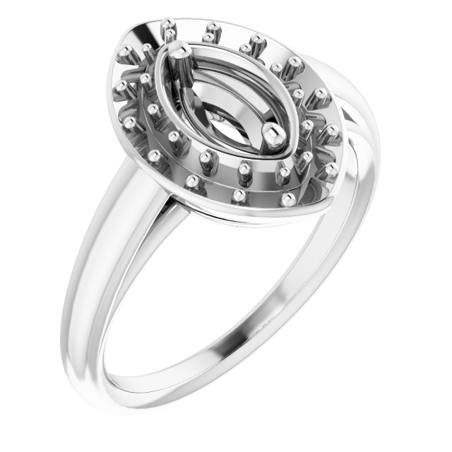 Halo-Style Engagement Ring