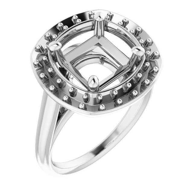 Halo-Style Engagement Ring
