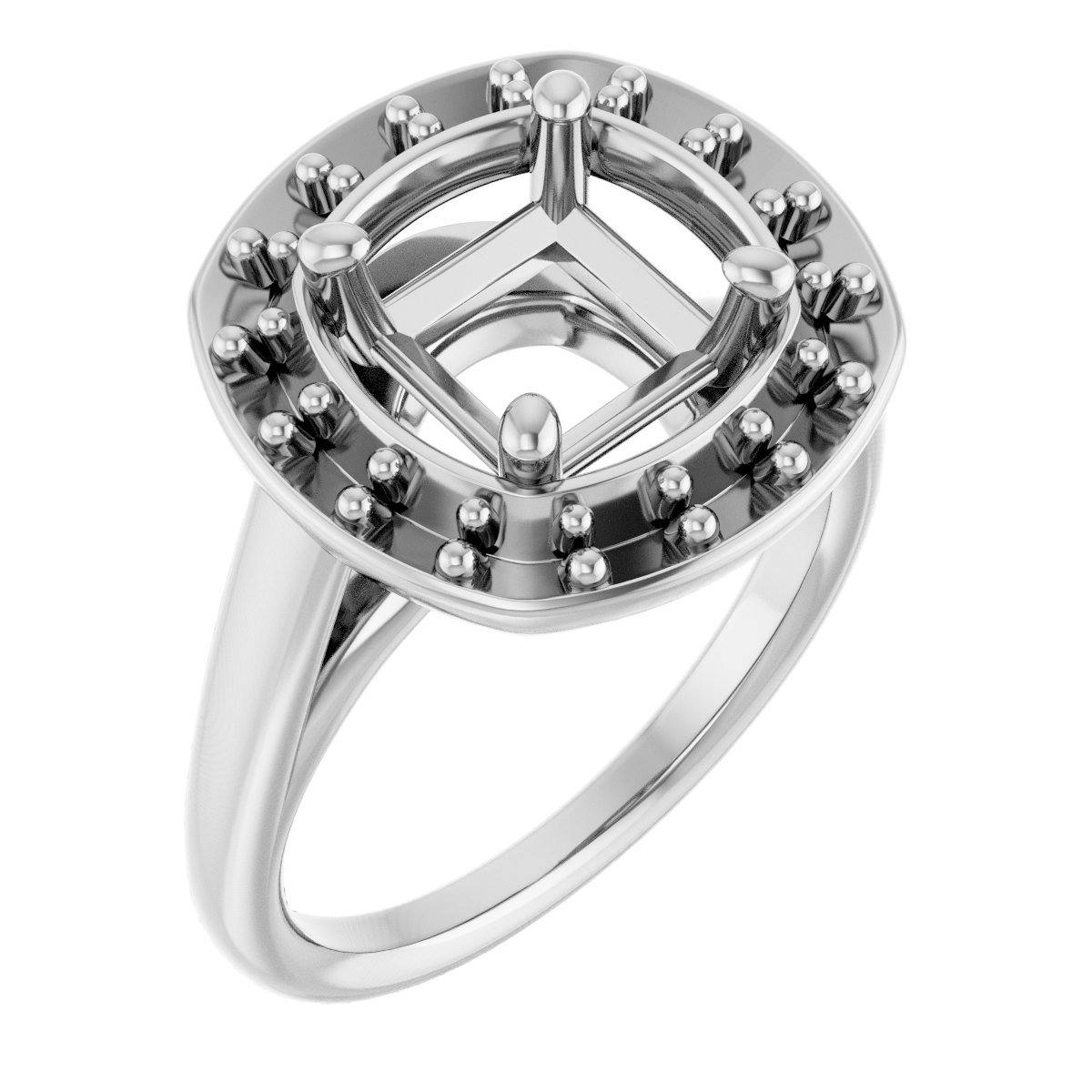 Halo-Style Engagement Ring