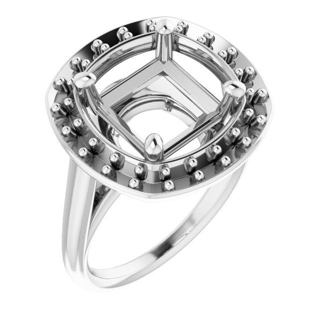 Halo-Style Engagement Ring
