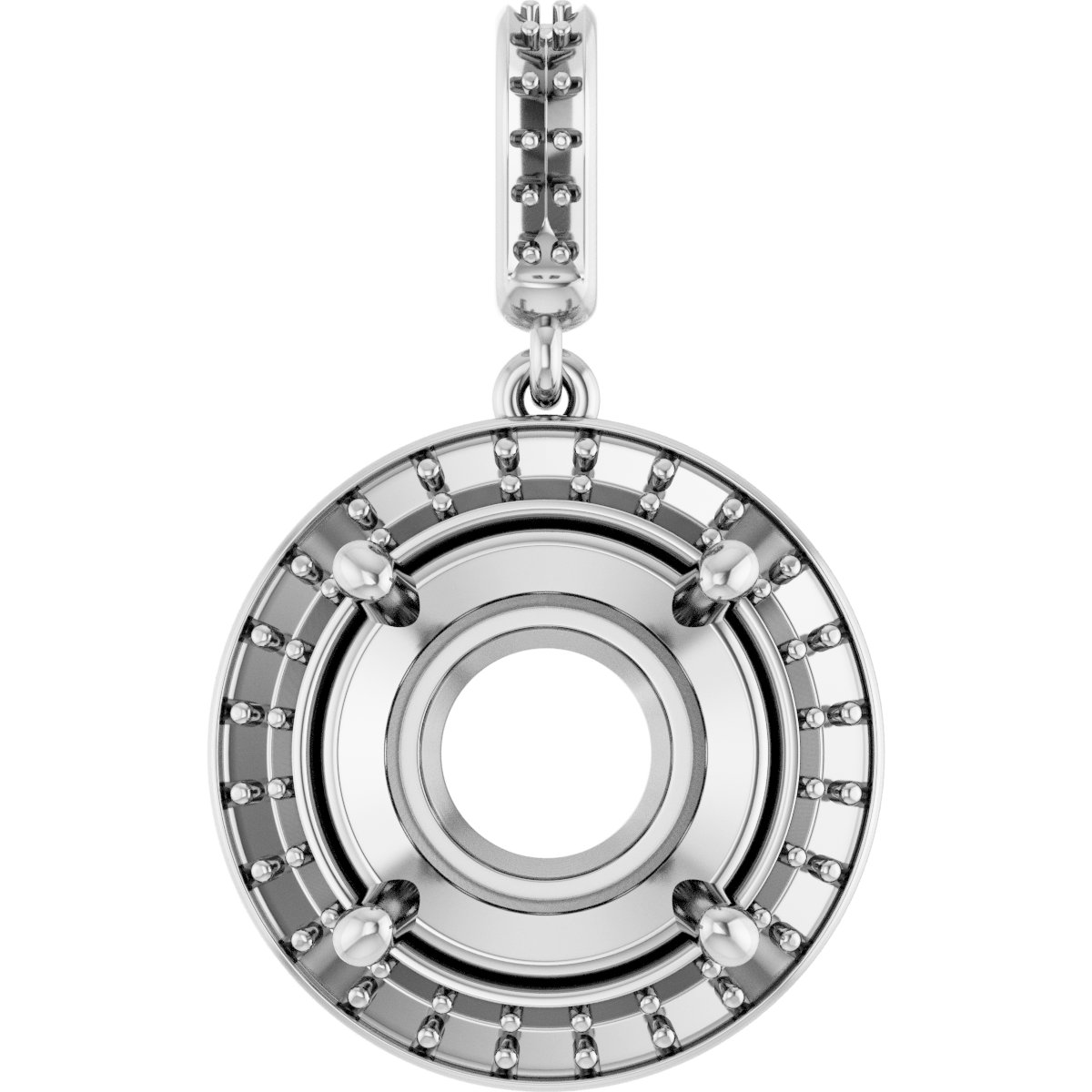 Halo-Style Pendant