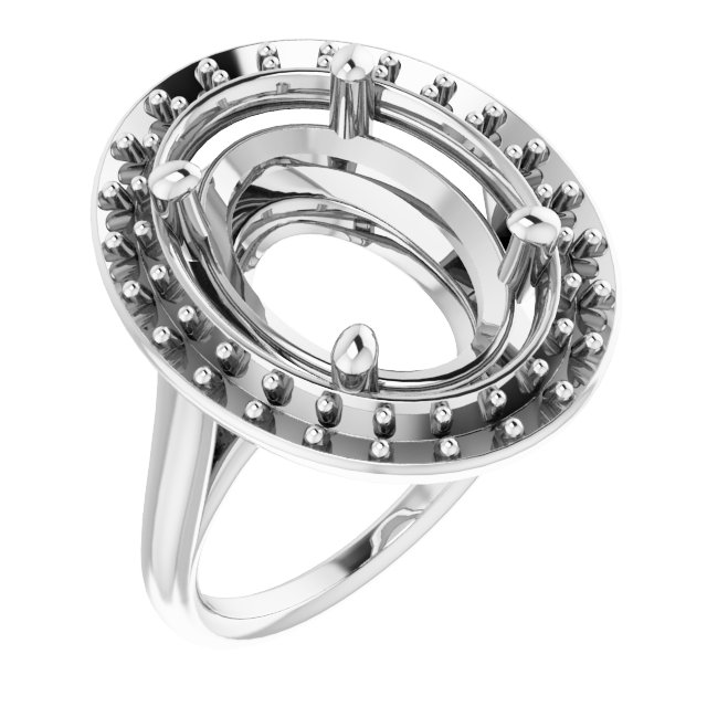 Halo-Style Engagement Ring