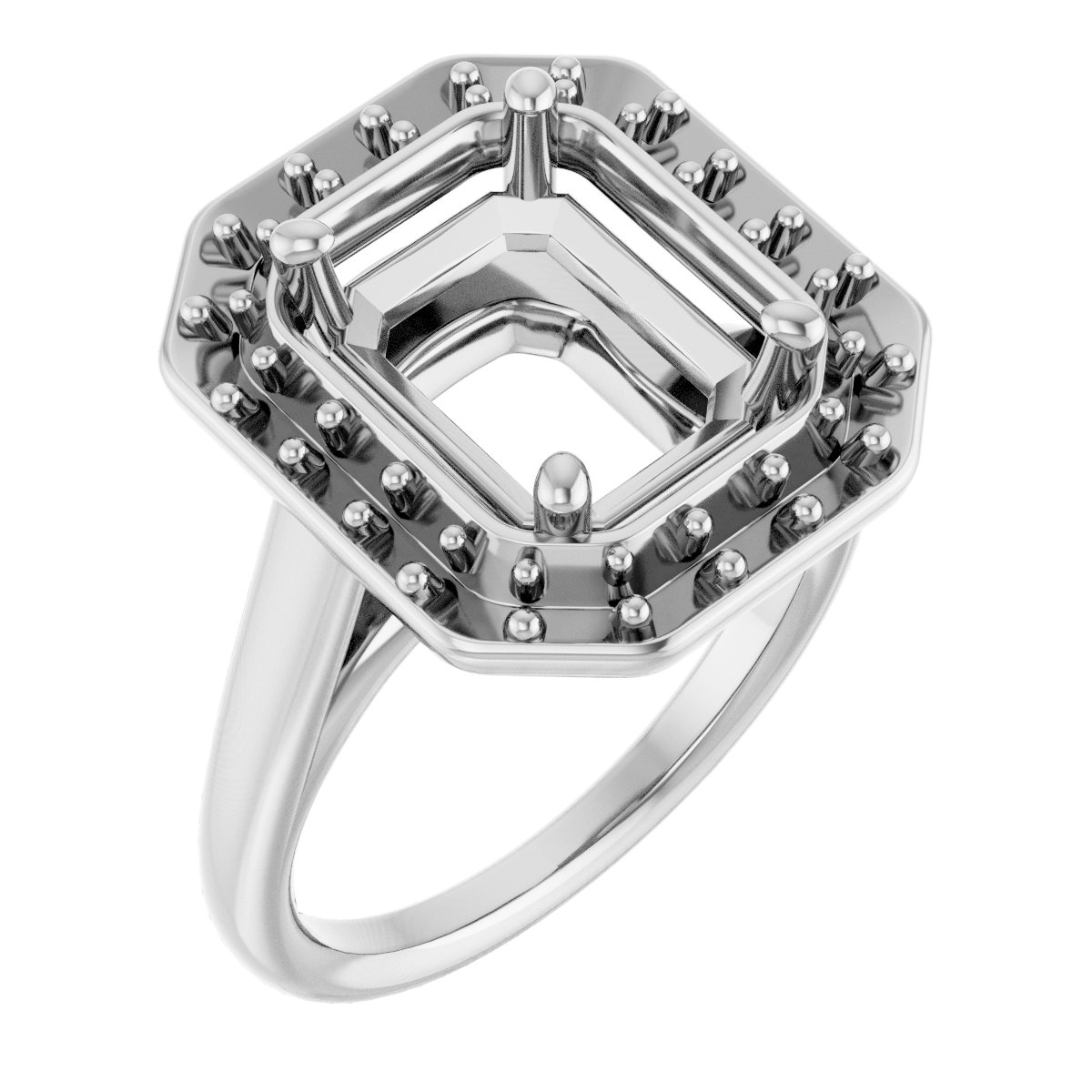 Halo-Style Engagement Ring