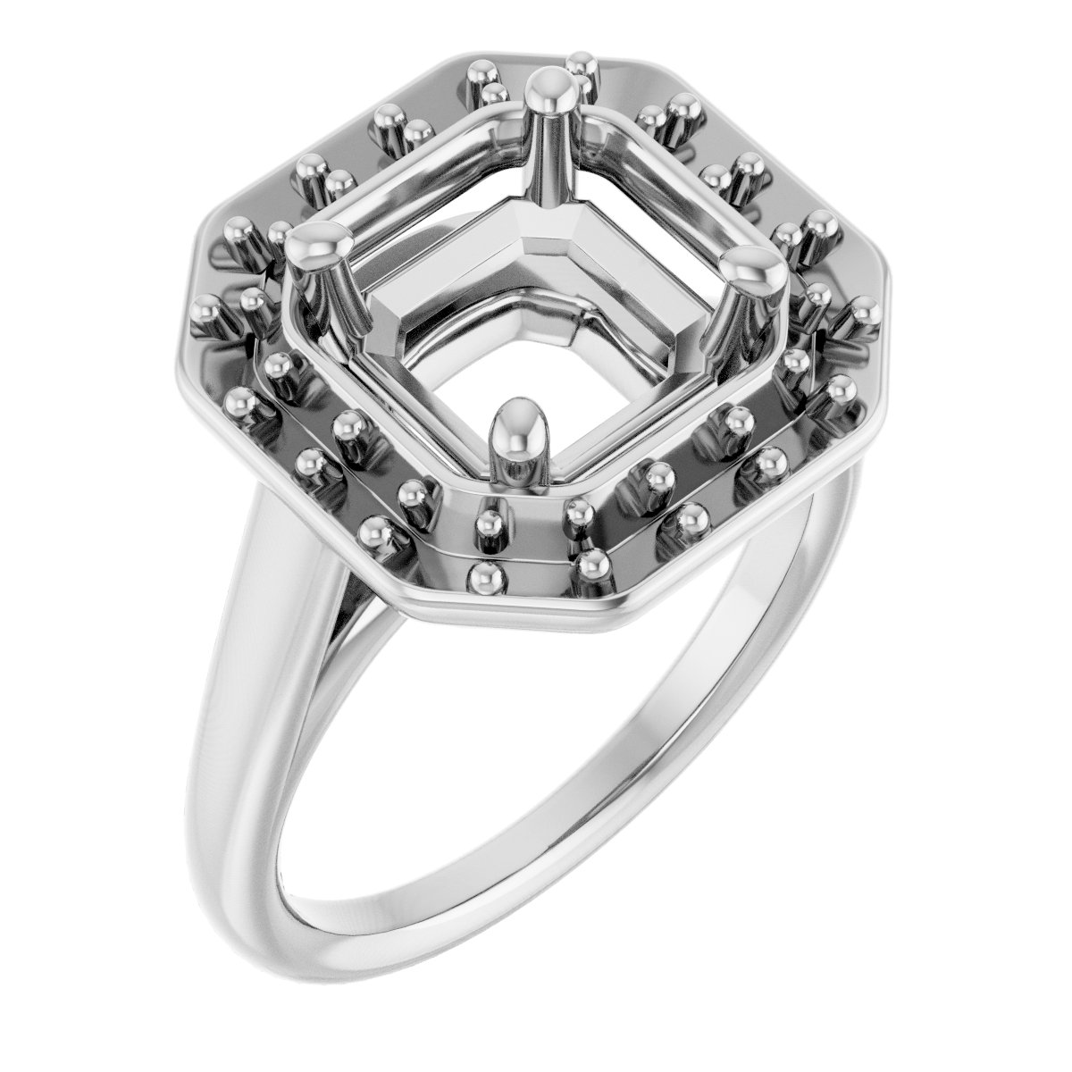 Halo-Style Engagement Ring