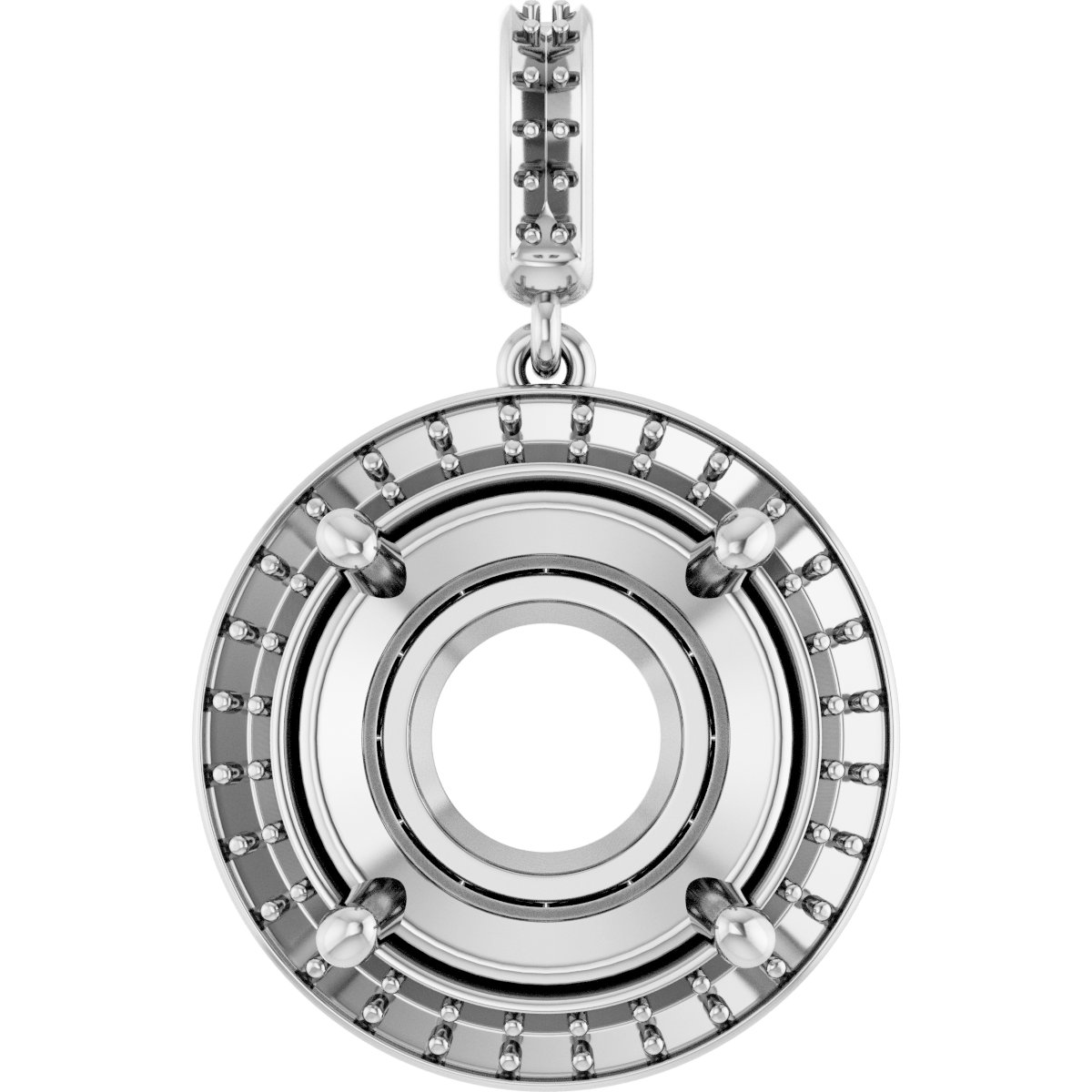 Halo-Style Pendant