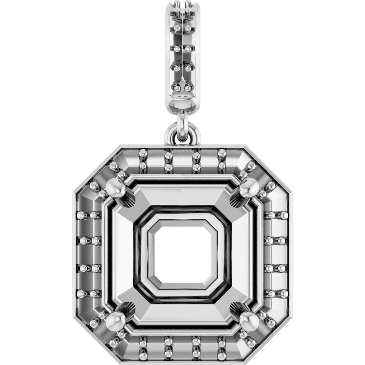 Halo-Style Pendant