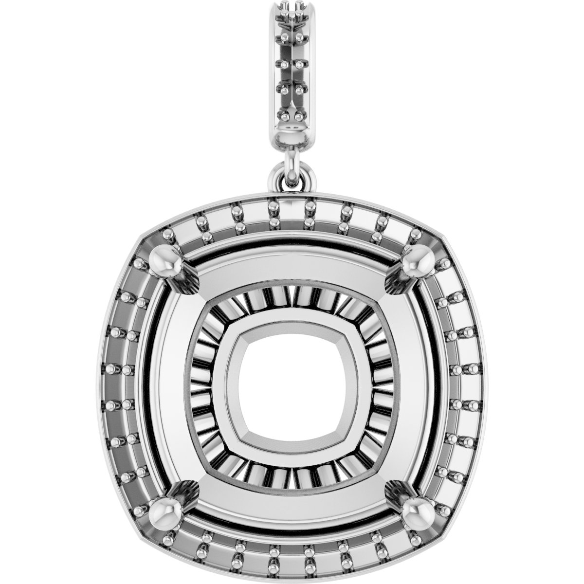 Halo-Style Pendant