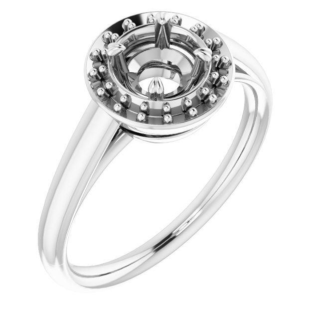 Halo-Style Engagement Ring