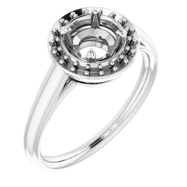 Halo-Style Engagement Ring