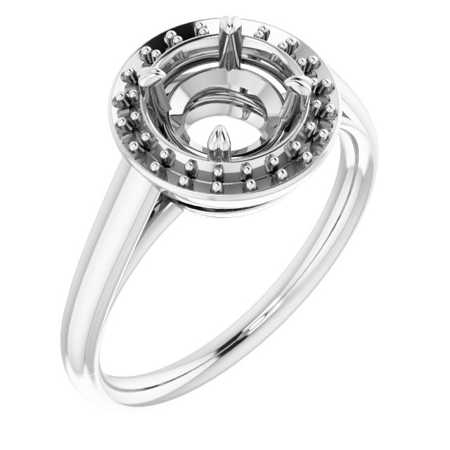 Halo-Style Engagement Ring